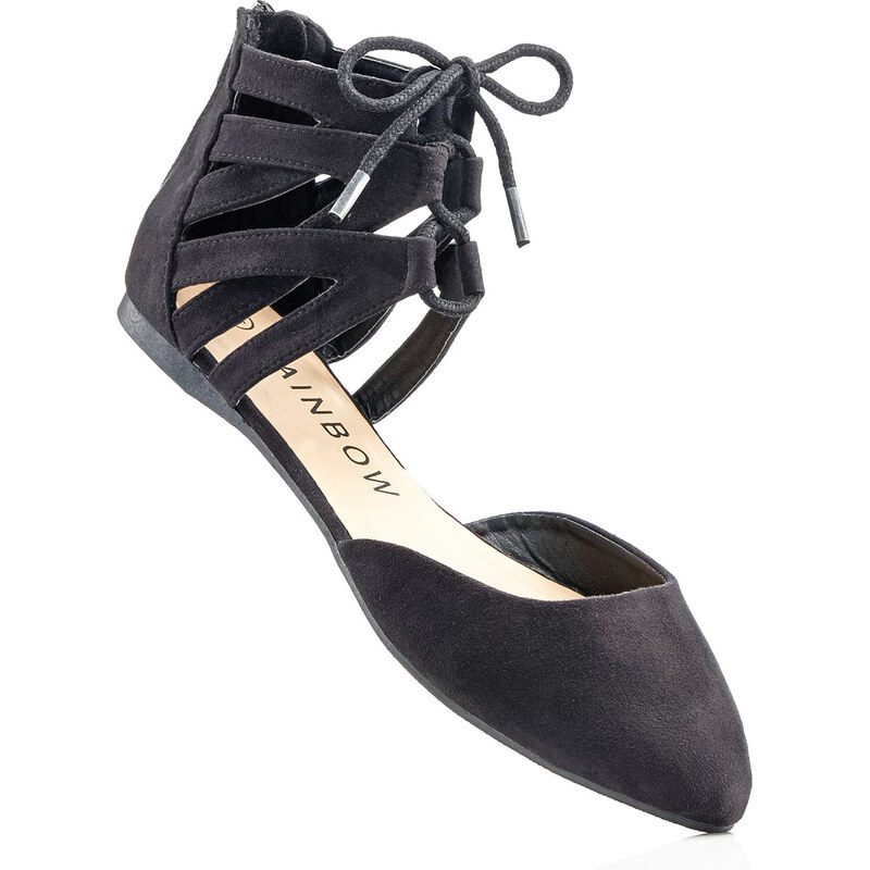 RAINBOW Les ballerines noir chaussures & accessoires - bonprix