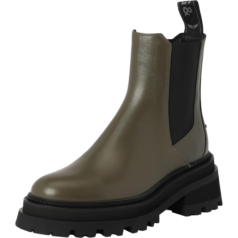 Zadig & Voltaire Chelsea Boots 'RAVE' vert / noir