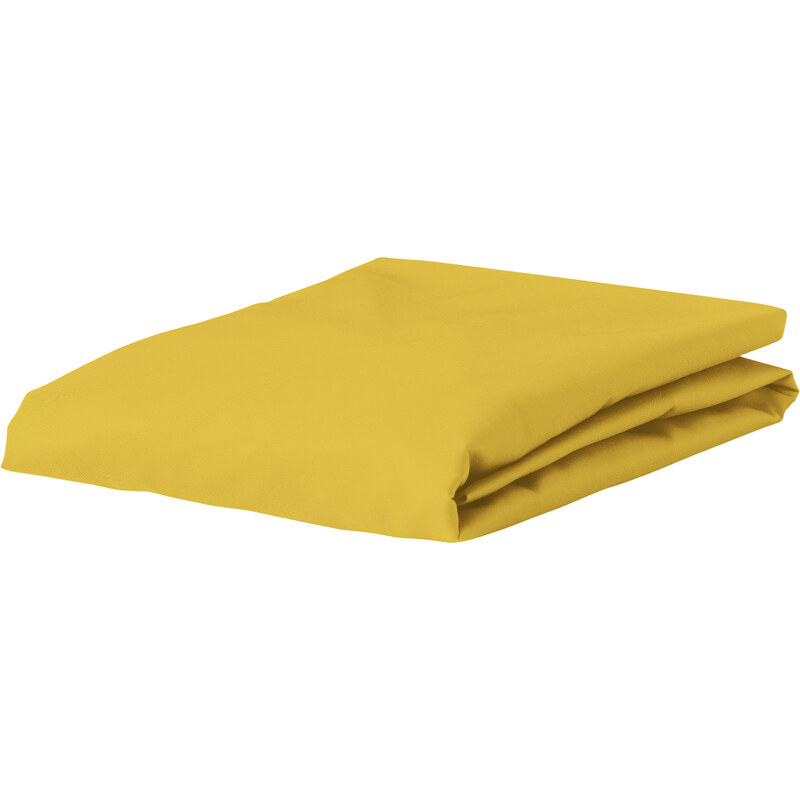 Drap housse uni jersey Premium de Essenza - 90/100 x 200/220 cm - jaune