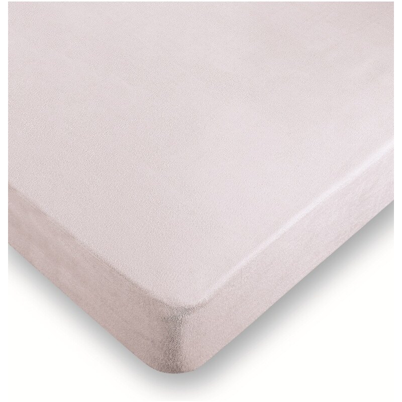 Belnou Protège-matelas imperméable polyuréthane 90 x 200 cm avec bonnet en tissu polyester / coton - blanc