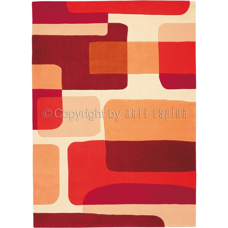 Arte Espina Tapis tuft Pop Art rouge 70x140 cm (Spirit 135.28)