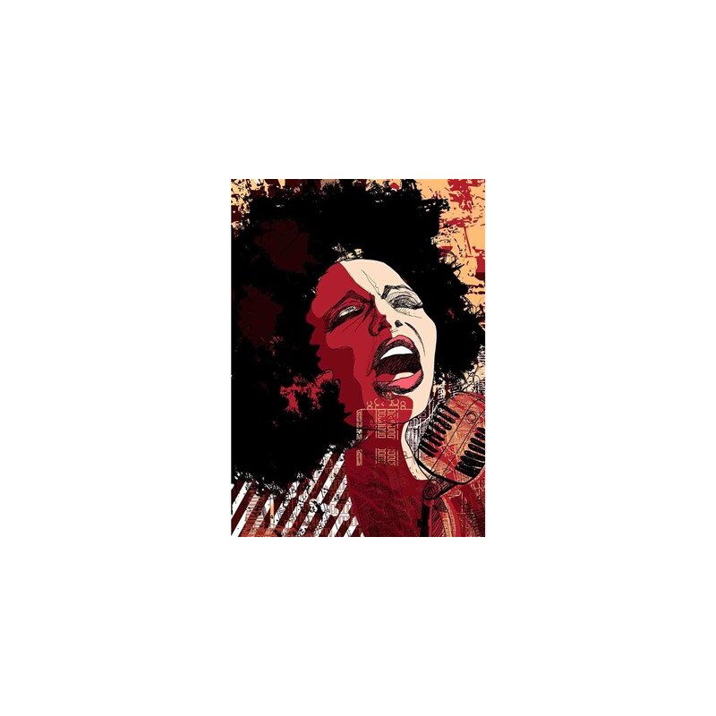 Lé papiers de Ninon Piaf Sing - Affiche - multicolore