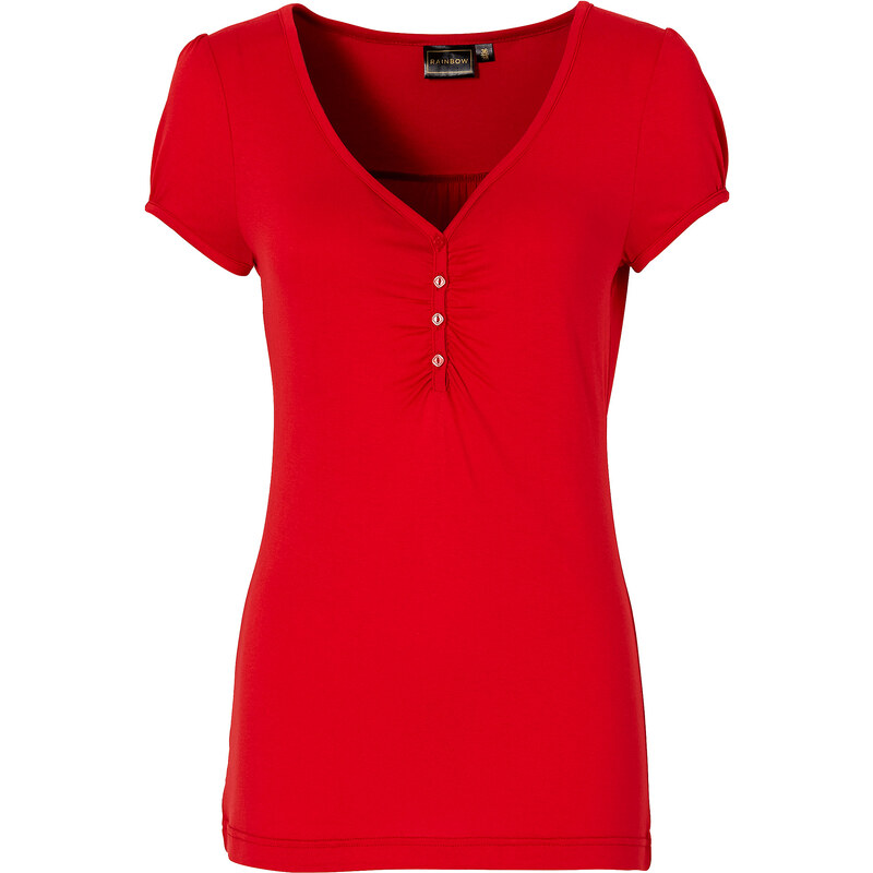 RAINBOW T-shirt rouge manches courtes femme - bonprix