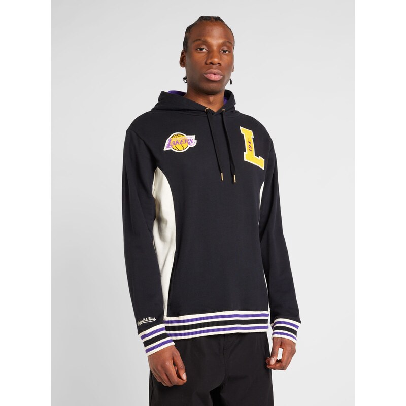 Mitchell & Ness Sweat-shirt 'NBA TEAM LAKERS' jaune / violet / noir / blanc