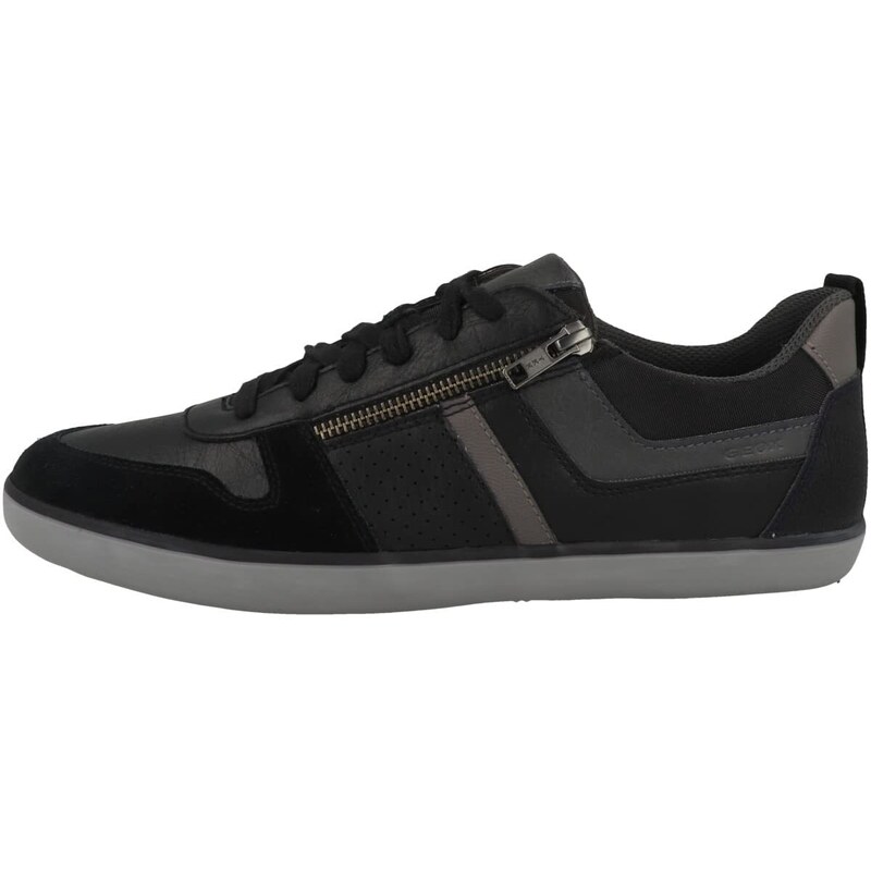 Geox Homme U Elver B Sneakers, Black, 39 EU