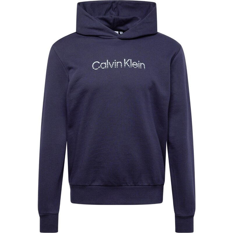 Calvin Klein Sweat-shirt bleu foncé / blanc