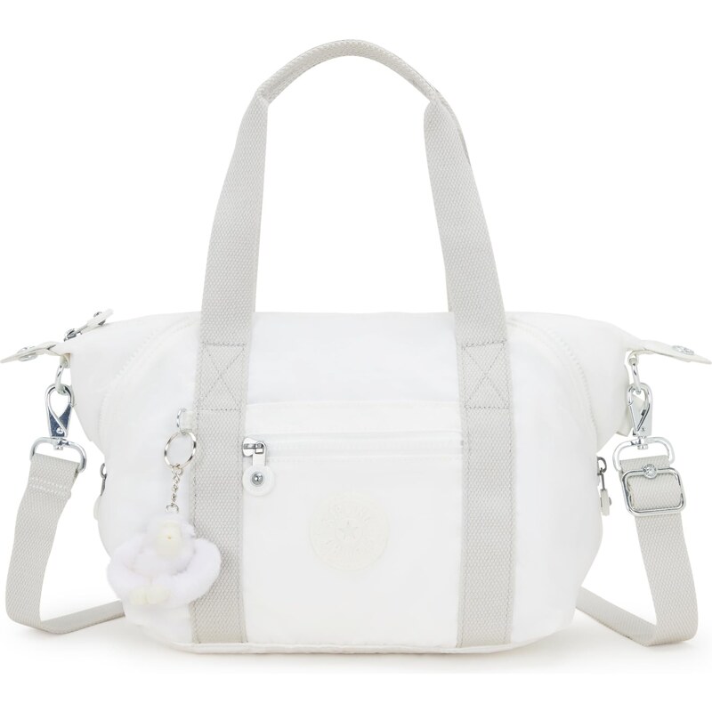 Kipling Art Mini, Small Handbag (with Removable shoulderstrap) Women's, Pure Alabaster, Taille Unique