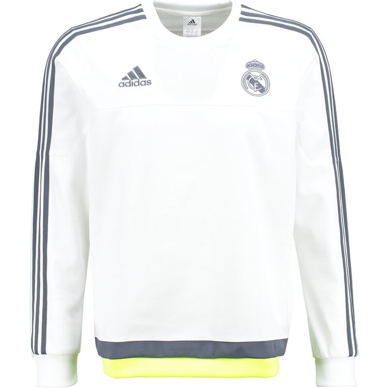 adidas Performance REAL MADRID Article de supporter white/deep space/solar yellow