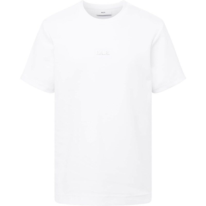 BALR. T-Shirt argent / blanc