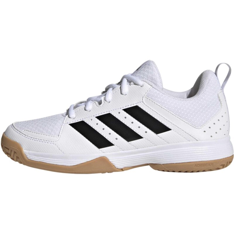 adidas Mixte enfant Ligra 7 Kids Chaussures de Running, Noir Blanc Ftwbla Negbás Ftwbla, 36 EU