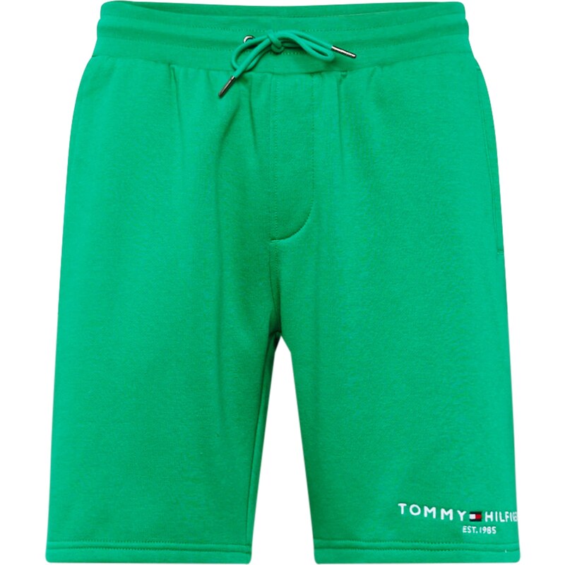 TOMMY HILFIGER Pantalon bleu marine / vert foncé / rouge / blanc cassé