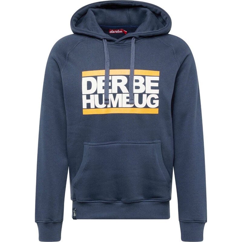 Derbe Sweat-shirt 'Humbug' marine / jaune / blanc