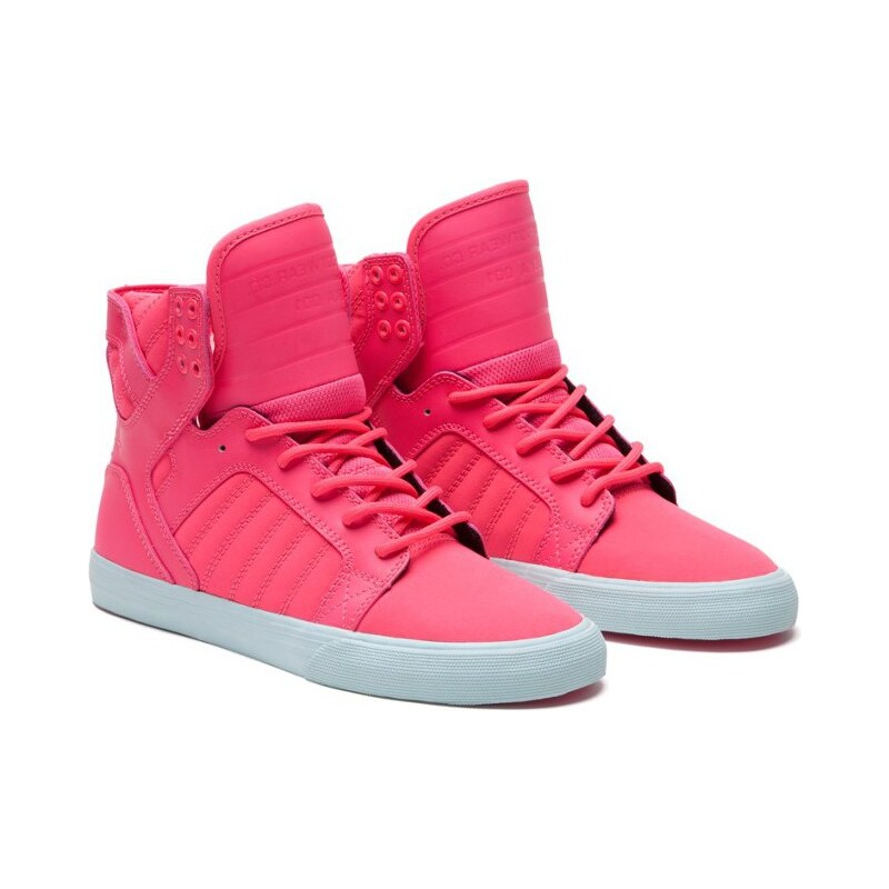 Supra Chaussures Shoes WMNS SKYTOP PINK / PINK - BLUE