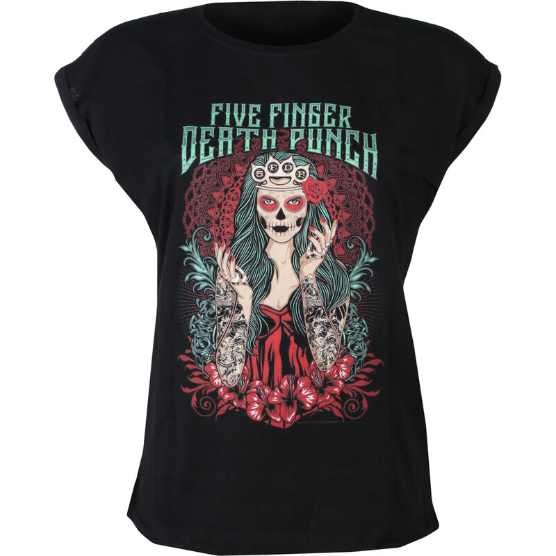 Tee-shirt métal pour femmes Five Finger Death Punch - Lady Muerta - NNM - MC780