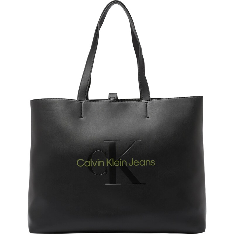Calvin Klein Jeans Cabas kiwi / noir