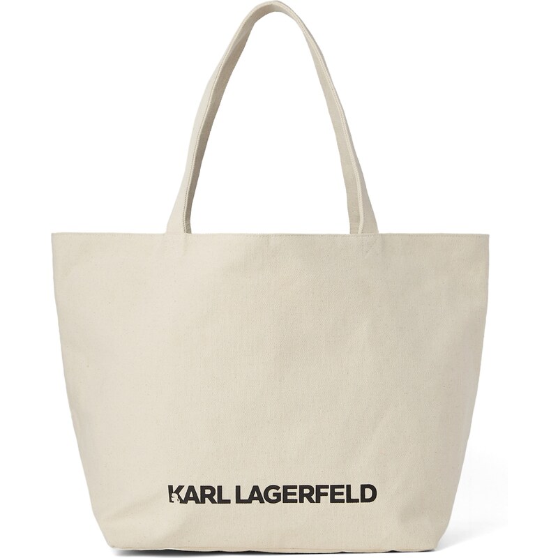 Karl Lagerfeld Cabas 'Ikonik 2.0' noir / blanc cassé / blanc cassé