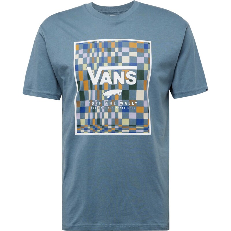 VANS T-Shirt bleu / mélange de couleurs / blanc