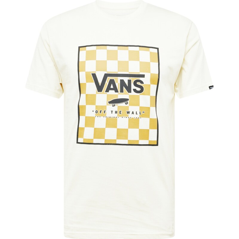 VANS T-Shirt 'Classic' moutarde / noir / blanc