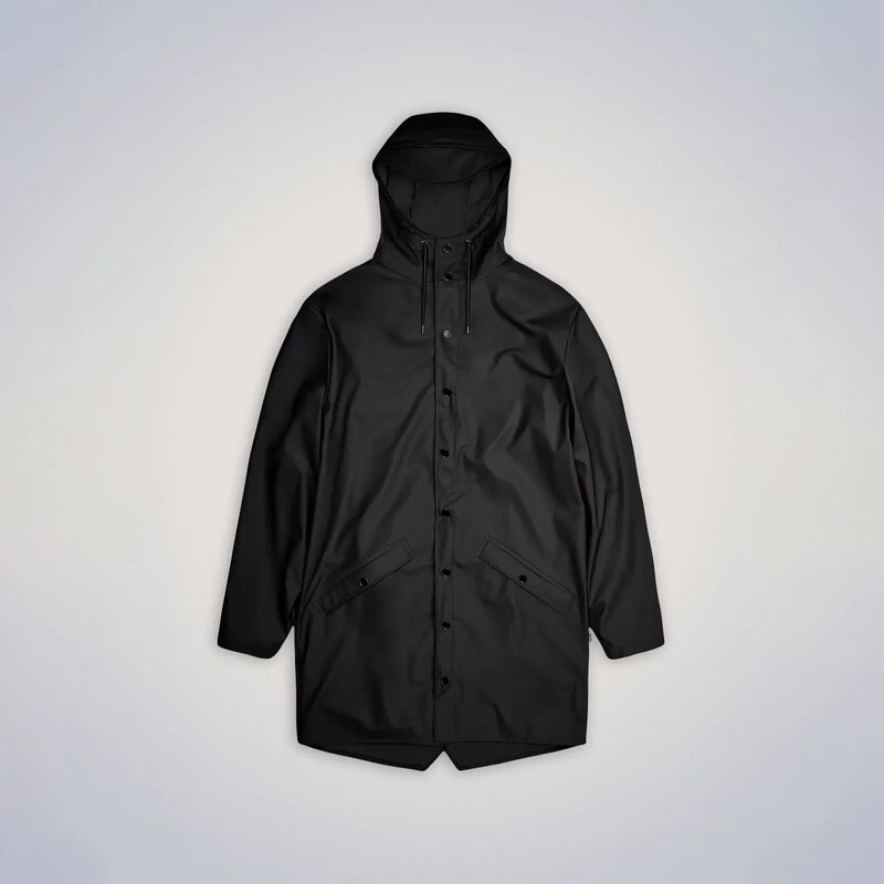 Rains Long Jacket W3 Black 12020 01
