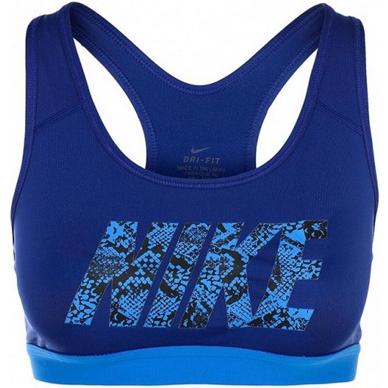 Nike Pro Classic Logo - Brassière de sport - bleu