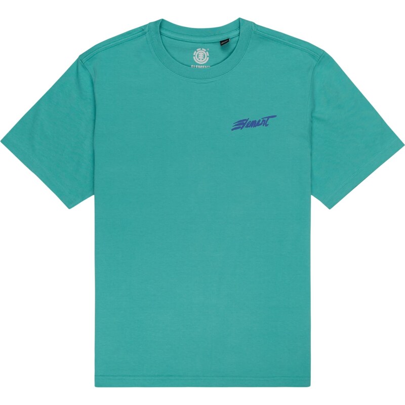 ELEMENT T-Shirt 'HORIZON' aqua / bleu foncé / violet clair / blanc