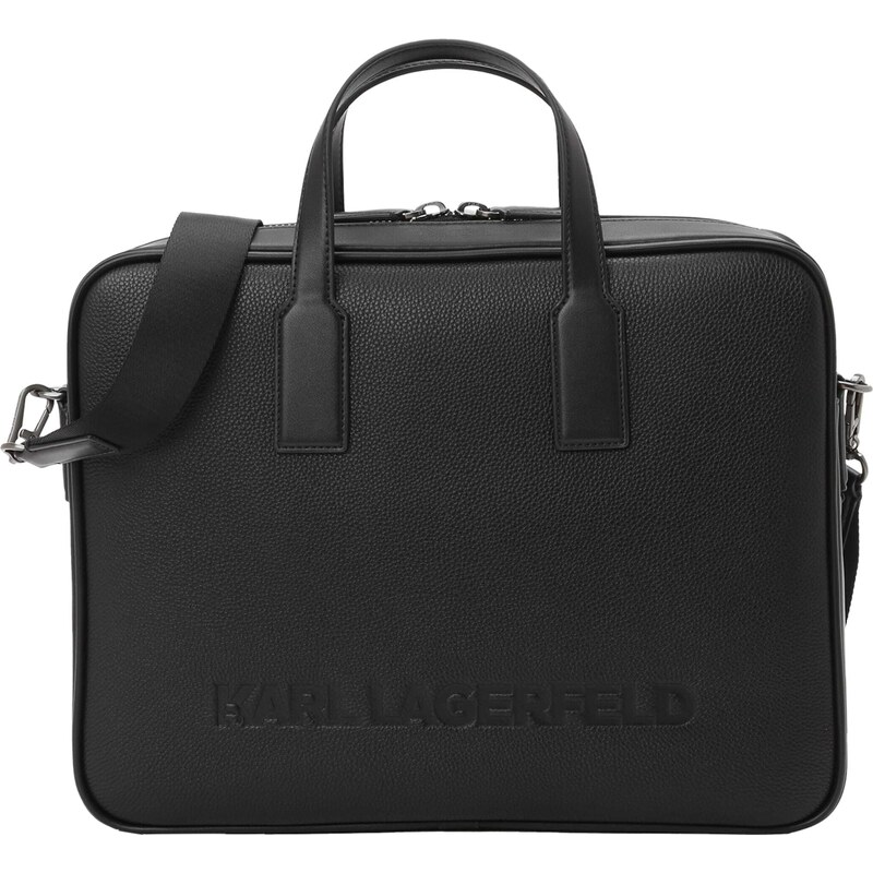 Karl Lagerfeld Sac d’ordinateur portable 'Essential' noir