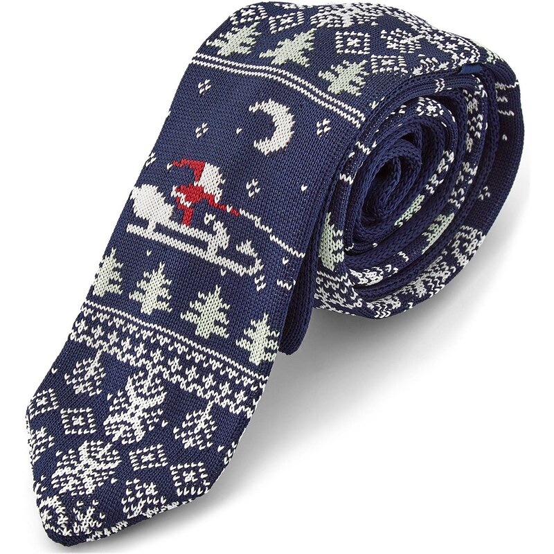 Trendhim Cravate de noël tricotée Père Noël