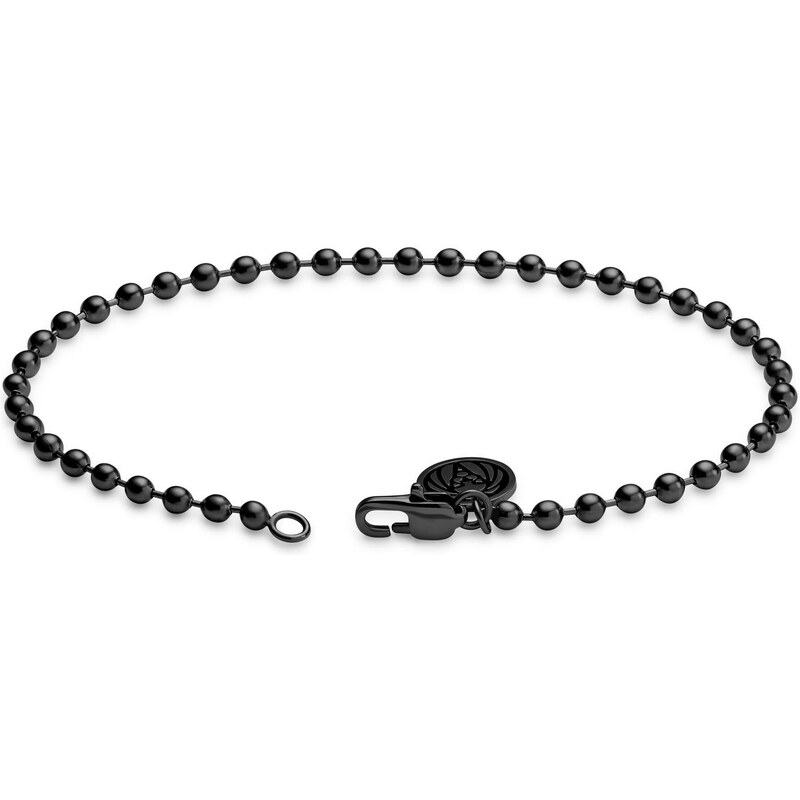 Lucleon Essentials | Bracelet gris anthracite à chaîne à boules 3 mm