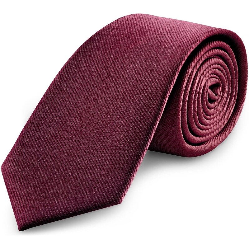 Trendhim Cravate en gros-grain couleur bourgogne de 8 cm