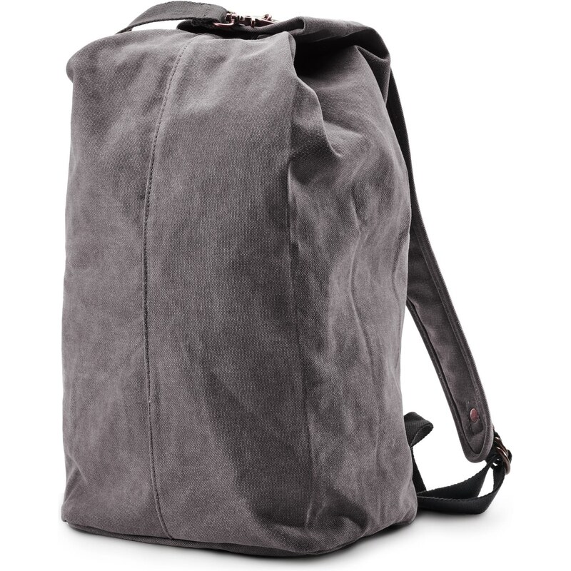 Delton Bags Sac à dos en toile de style vintage gris
