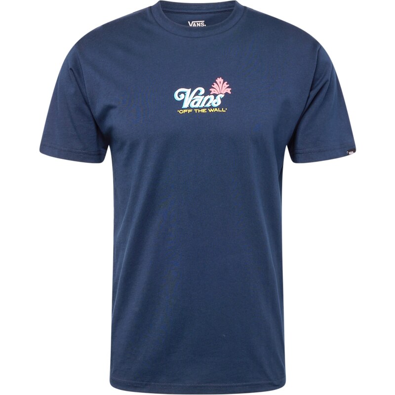VANS T-Shirt bleu néon / bleu foncé / rose clair / blanc cassé
