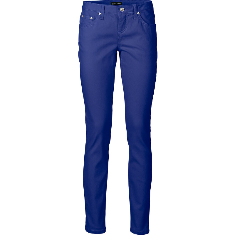 BODYFLIRT Pantalon extensible bleu femme - bonprix