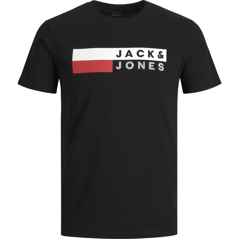 Jack & Jones Plus T-Shirt rouge / noir / blanc