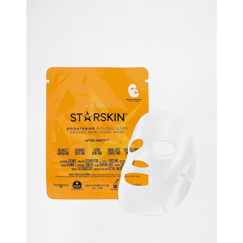 Starskin - After Party - Masque enlumineur en bio-cellulose pour le visage - Clair