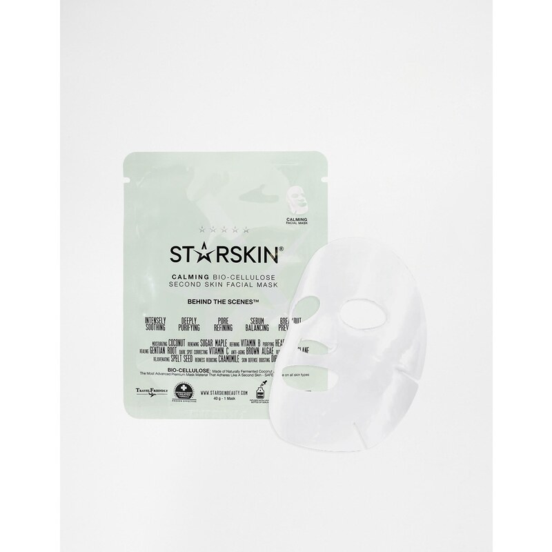 Starskin - Behind The Scenes - Masque équilibrant en bio-cellulose pour le visage - Clair