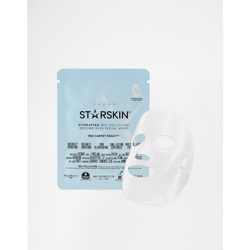 Starskin - Red Carpet Ready - Masque visage hydratant en bio-cellulose - Clair