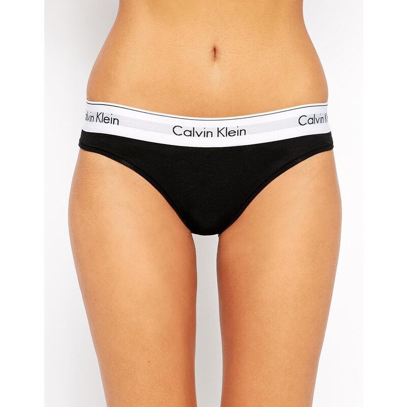 Calvin Klein - Modern Cotton - Slip en coton - Noir
