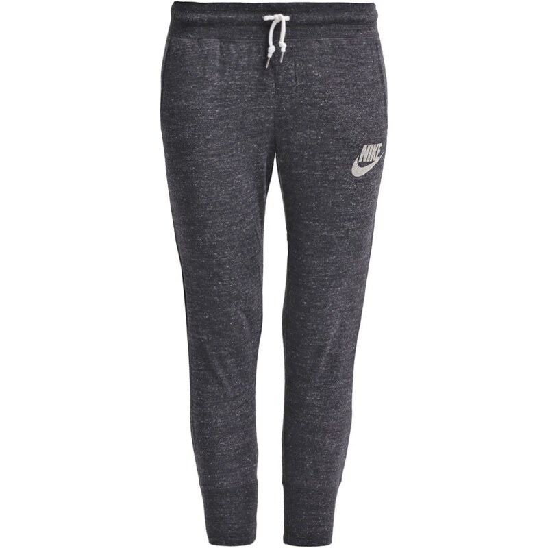 Nike Sportswear GYM VINTAGE Pantalon de survêtement noir/blanc