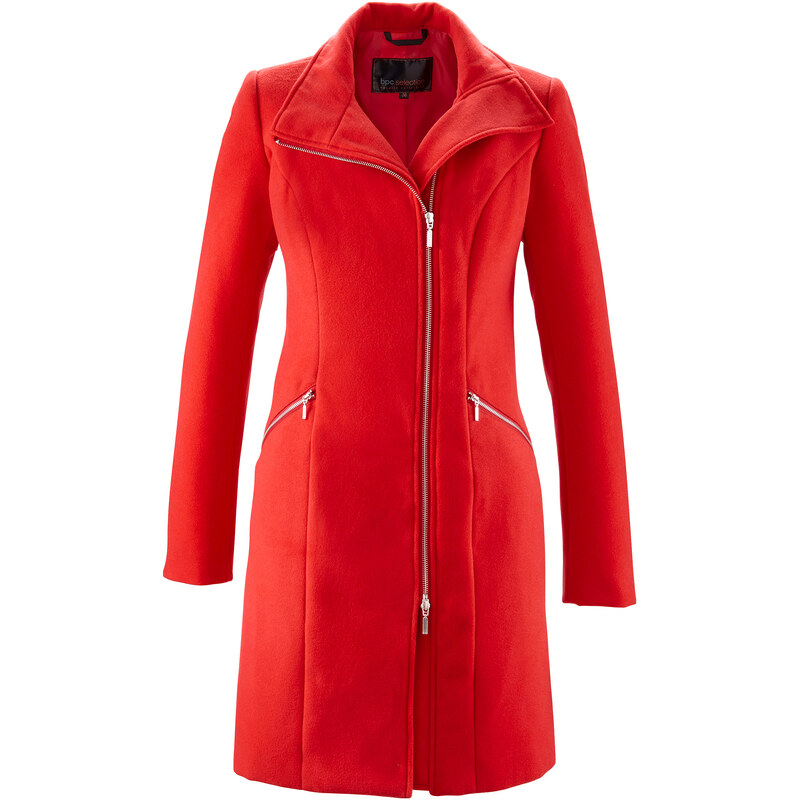 bpc selection Manteau court rouge manches longues femme - bonprix