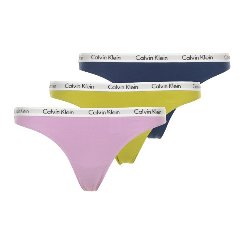 Calvin Klein Underwear CAROUSEL 3 PACK String blue/rose/yellow