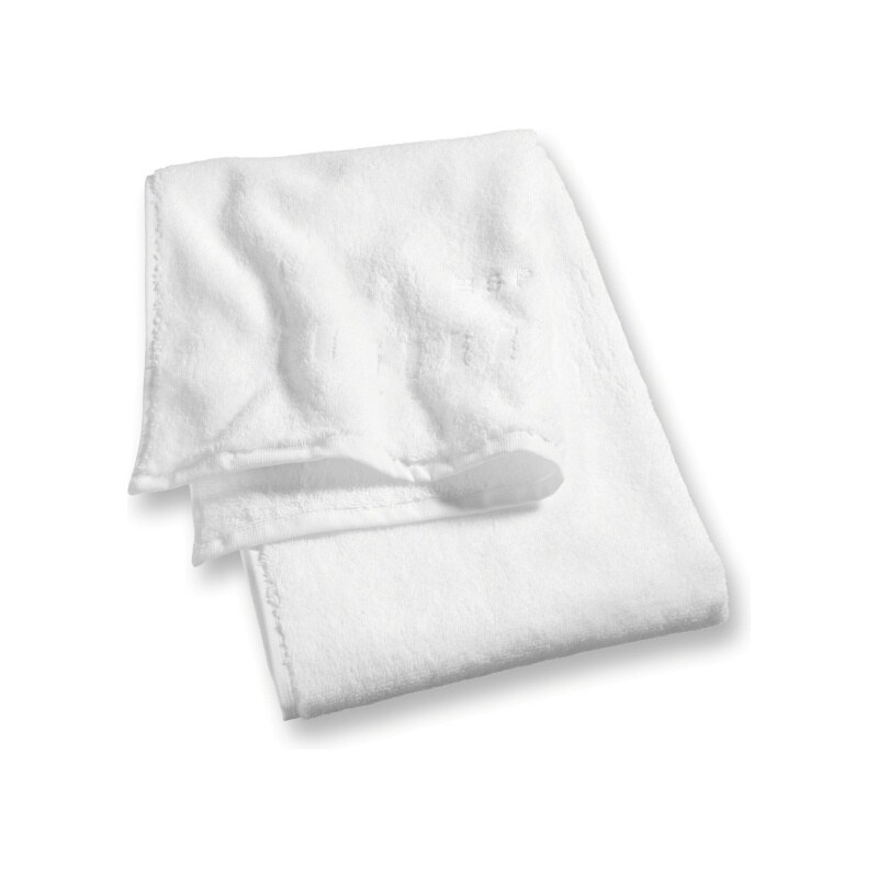 Lot 2 serviettes invité 30x50 cm uni blanc - Collection Esprit