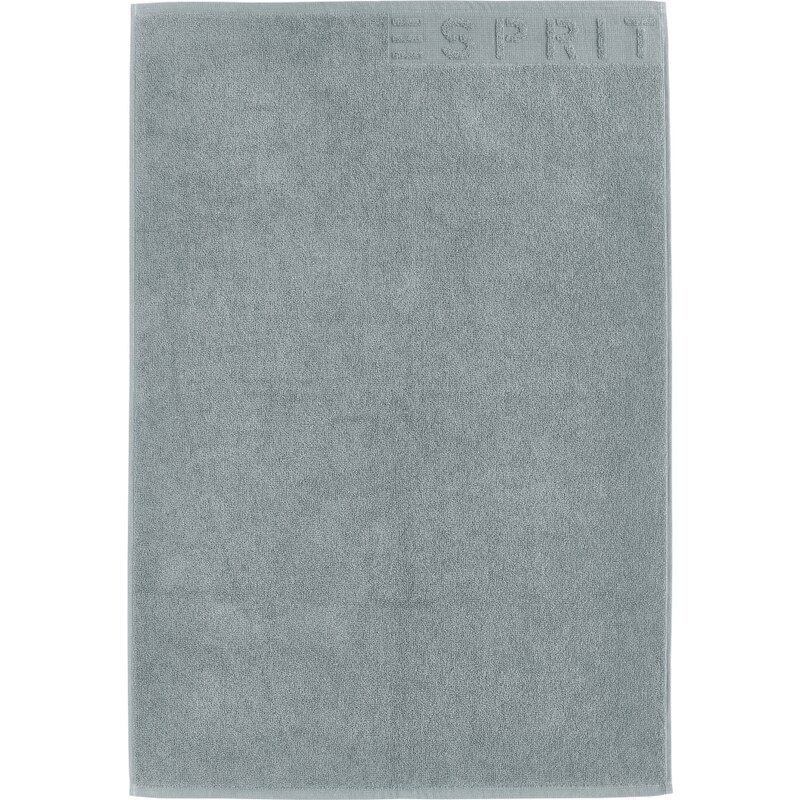 Tapis de bain 60x90 cm uni gris - Collection Esprit