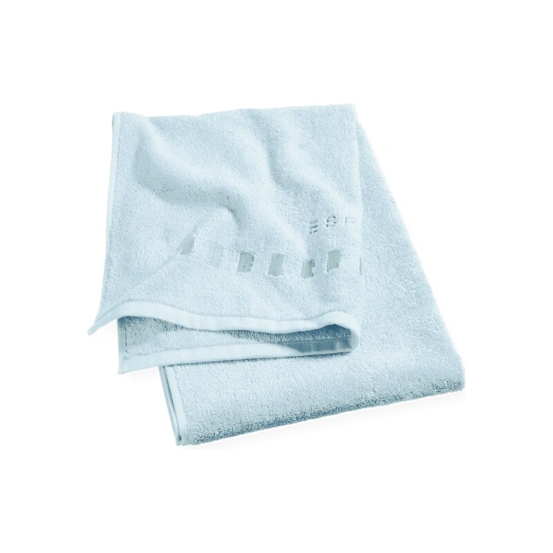 Serviette de bain 50x100 cm uni bleu ciel - Collection Esprit