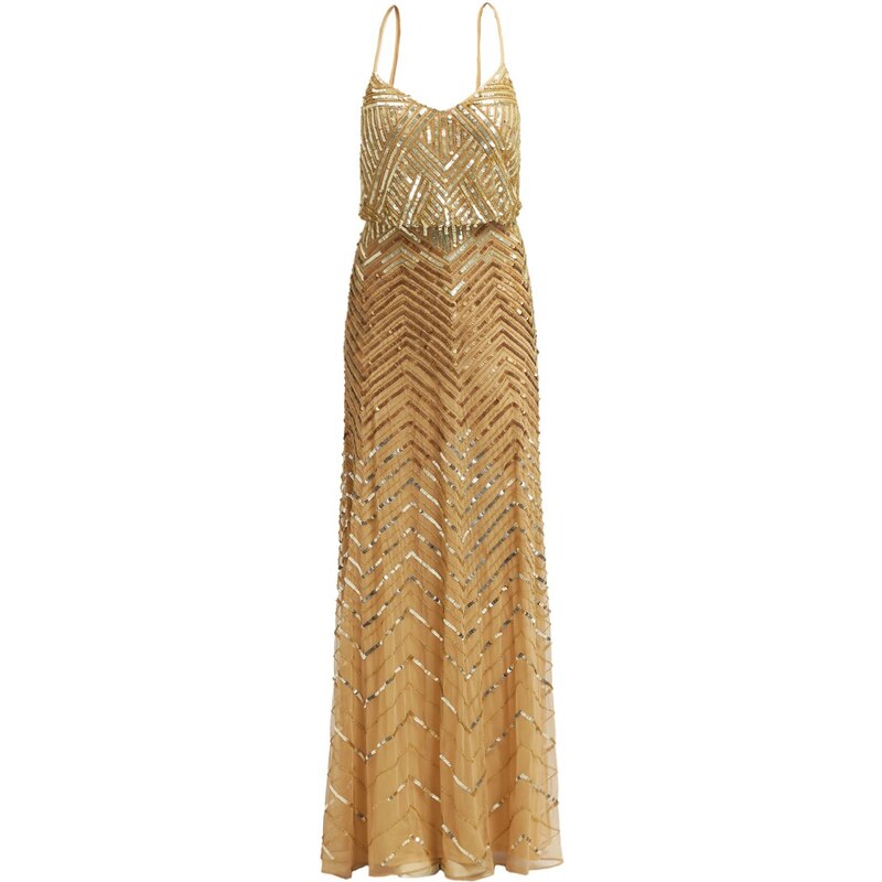 Adrianna Papell Robe de cocktail gold