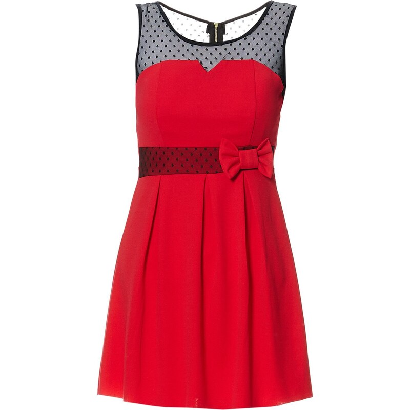 Le dressing d'Alisson Robe babydoll - rouge