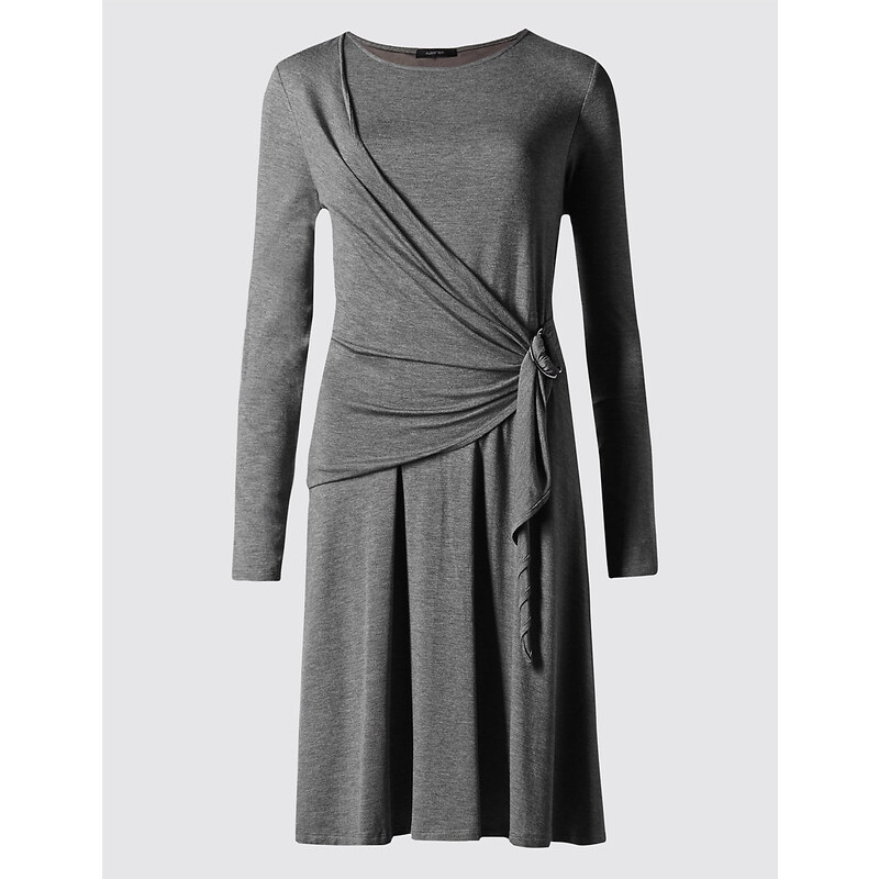 Marks and Spencer Robe tube chinée style portefeuille