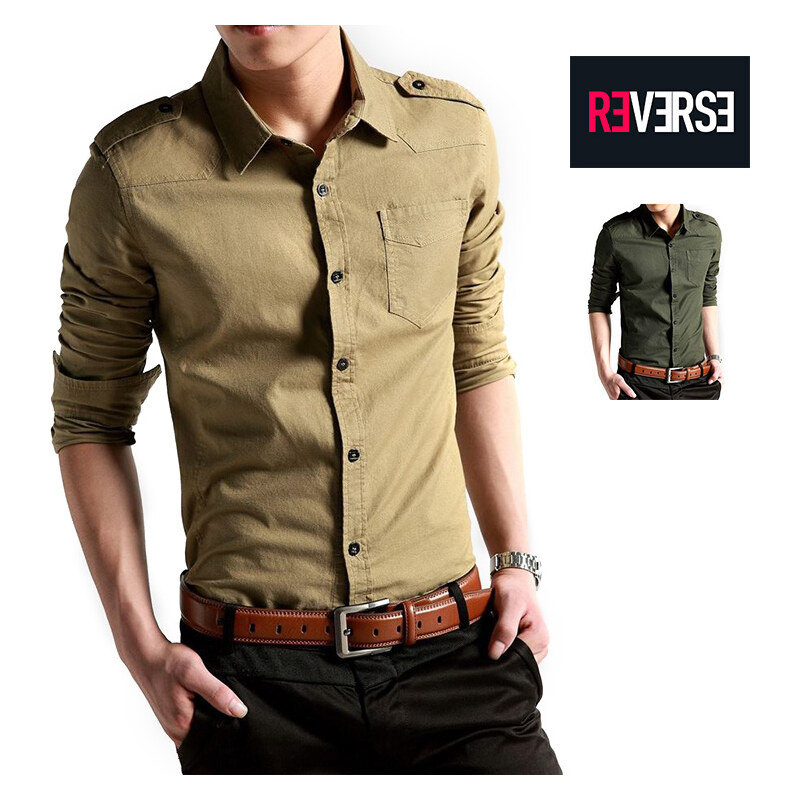 Re-Verse Chemise style militaire