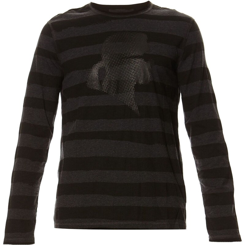 Karl Lagerfeld T-shirt manches longues - gris foncé
