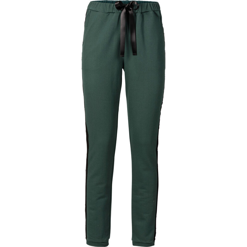 RAINBOW Pantalon sweat vert femme - bonprix