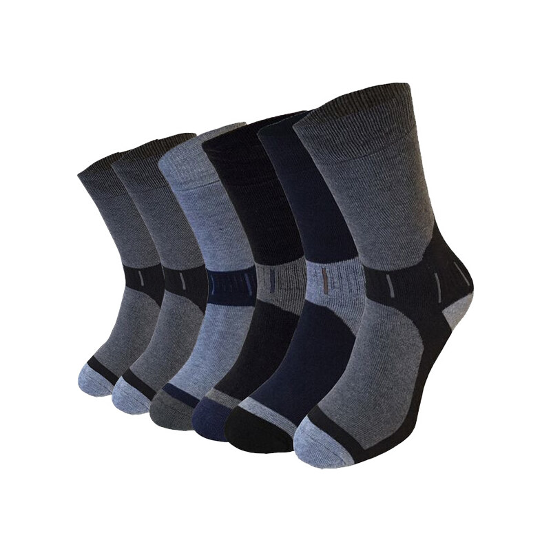 Lesara Lot de 12 chaussettes avec détails colorés